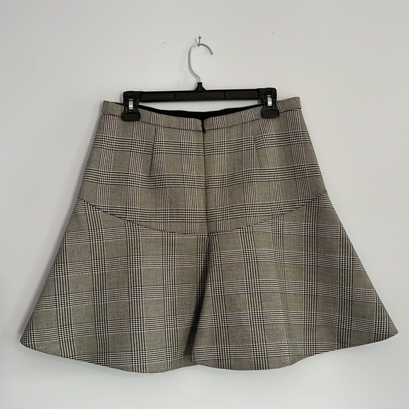 J Crew Herringbone Flare skirt - Picture 2 of 3